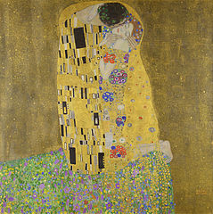 Gustav Klimt, Kysset 1908